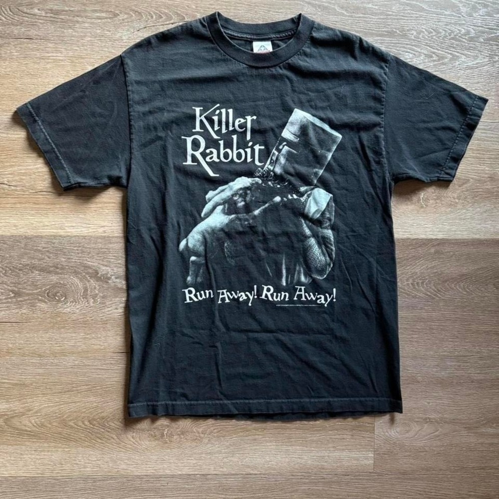Vintage Monty Python Killer Rabbit movie promo tee Size‎ L